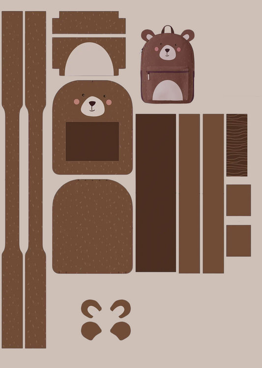 Sac à dos à coudre - Ours