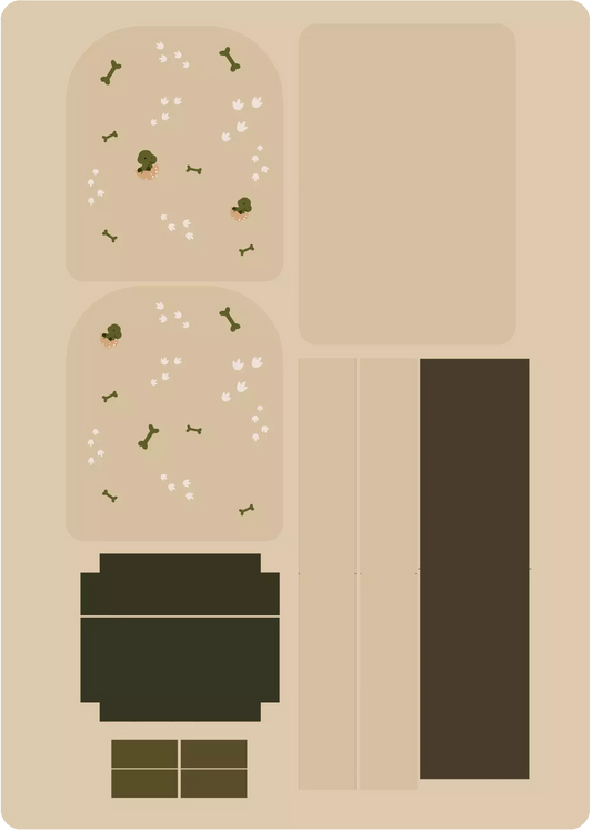 Sac à dos à coudre - Dino