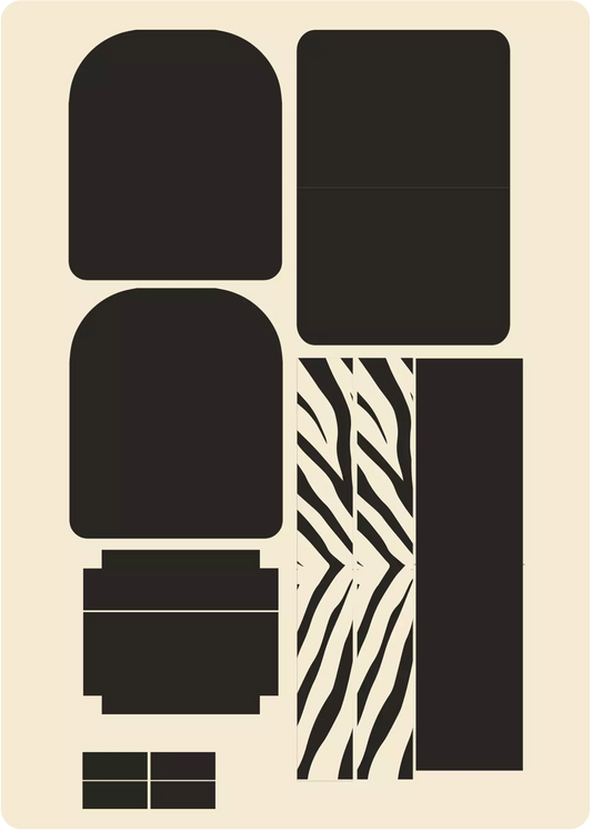 Sac à dos à coudre - Zèbre